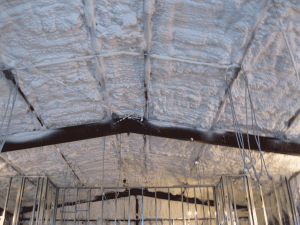 Insulated ceiling of Naive and Sanctuary, Mid-July 2017
